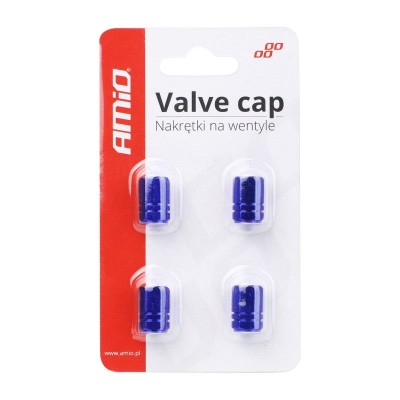 Set capace valvă, 4 buc, albastre foto