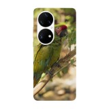 Husa compatibila cu Huawei P40 model Exotic Macaw, Silicon, TPU, Viceversa, Transparent, Carcasa