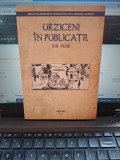 Urziceni &icirc;n publicații. 1911-1920 -