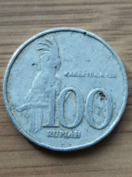 Moneda Indonezia 100 Rupiah 2002
