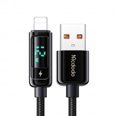 Cablu de date Mcdodo Digital Pro USB-A la Lightning 1.2m 3A 12W Negru foto