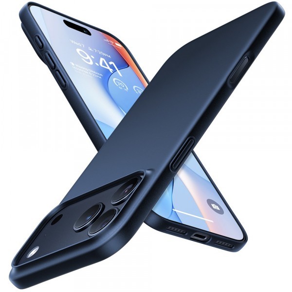 Husa MagSafe pentru Apple iPhone 17 Pro Max, Torras, SlimFit, Albastra