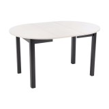 Masa extensibila HM Ringo blat MDF, 6 persoane, 102-142x102x76 cm, casmir/negru