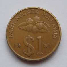 1 RINGGIT 1991 MALAYSIA