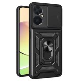 Husa Antisoc Huawei Nova 11i cu Protectie Camera, Inel Stand, Negru , Techsuit TCSS