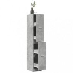 vidaXL Dulap de farmacie, gri beton, 30x41x174,5 cm, lemn prelucrat 3309630