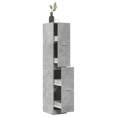 vidaXL Dulap de farmacie, gri beton, 30x41x174,5 cm, lemn prelucrat foto