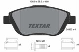 Set placute frana TEXTAR 2488301