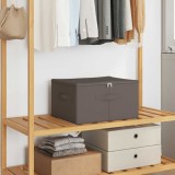 vidaXL Cutie de depozitare 6 pcs Gri 43 x 34 x 23 cm 42024624