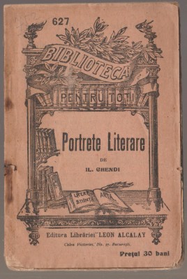 Ilarie Chendi - Portrete literare foto