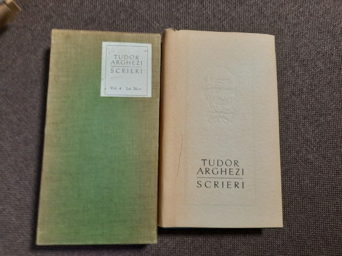 TUDOR ARGHEZI - SCRIERI VOL 4 FABULE ,EDITIE DE LUX CU ETUI