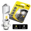Bec pentru Motocicletă/ATV, Auxito, Model T19 P15D, Lumina fază scurtă și lungă, Galben și Alb, 3.3x5W