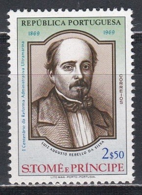 Sao Tome si Principe 1969 - A 100-a aniversare a reformei administrative a provinciilor de peste mări, MNH foto