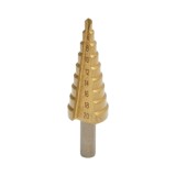 Burghiu conic 4-20 mm, 9 trepte, otel 4241 HSS titanizat