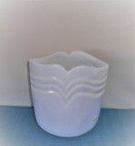 Vaza ceramica (gresie alba) emailata - design Lisa Larson, Suedia