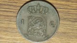 Olanda - moneda de colectie raruta - 1 cent 1863 - Willem III - stare f buna !