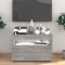 vidaXL Comodă TV cu lumini LED, gri sonoma, 60x35x40 cm