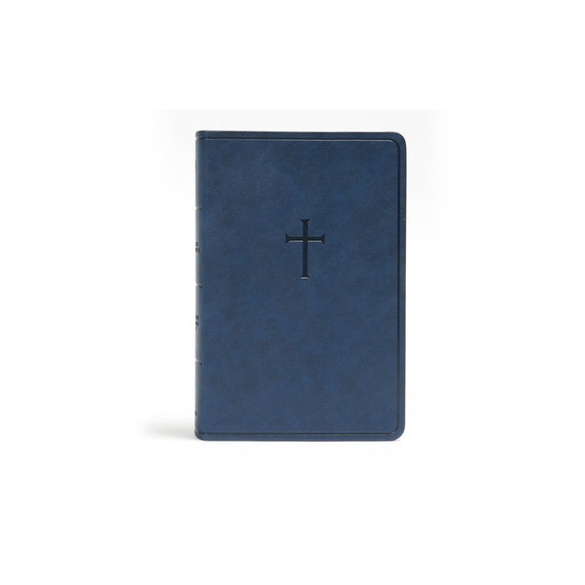 CSB Everyday Study Bible, Navy Cross Leathertouch