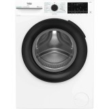 Masina de spalat rufe Slim Beko BM5WFSU67415W,7 kg, 1400 RPM, Clasa A, HomeWhiz prin WiFi, SteamCure, AddXtra, Motor ProSmart Inverter, AddXtra, Alb,
