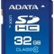 CARD SD ADATA, 32 GB, SDHC, clasa 10, standard UHS-I U1, &quot;ASDH32GUICL10-R&quot; (timbru verde 0.03 lei)