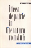 Al. Hanta - Ideea de patrie in literatura romana: concept, patriotism, identitate nationala