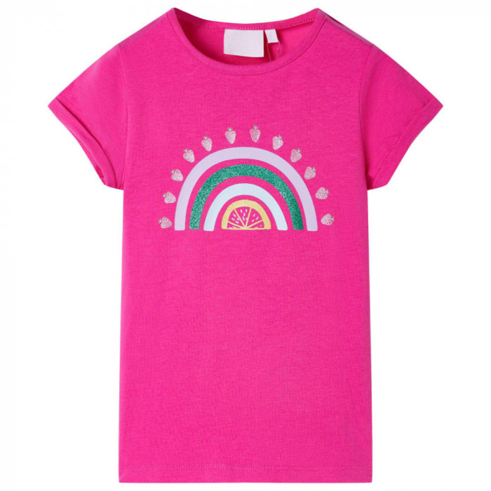 Tricou pentru copii, roz &icirc;nchis, 140
