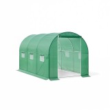 Solar de gradina Leziter cu folie si cadru metalic, 200x200x300 cm, verde