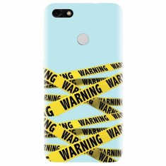 Husa silicon pentru Huawei P9 Lite, Warning