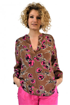 Bluza cu flori,firma Emma&amp;amp;Gaia,made in Italy,noua,eticheta si factura,marime 44 foto