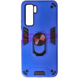 Toc TPU+PC Armor Ring Case Huawei P40 Lite 5G / nova 7 SE Electric Blue