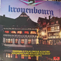 Disc vinil, LP. Kronenbourg. SET 2 DISCURI VINIL-Ensemble Folklorique Alsacien Kronenbourg-Bouquet D'Alsace, Rog