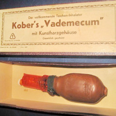 4222- Kobers Vademecum Inhalator vechi de colectie.