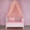 Baldachin de tavan din tulle si voal, peach roz