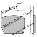 MBS Placute frana spate Yamaha Aerox/MBK Nitro, Cod Produs: 55732OL