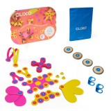 Clixo&reg; joc magnetic de construit - Crew Roz &amp; Galben (30 piese) PlayLearn Toys