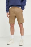 G-Star pantaloni scurți bărbați, culoarea bej