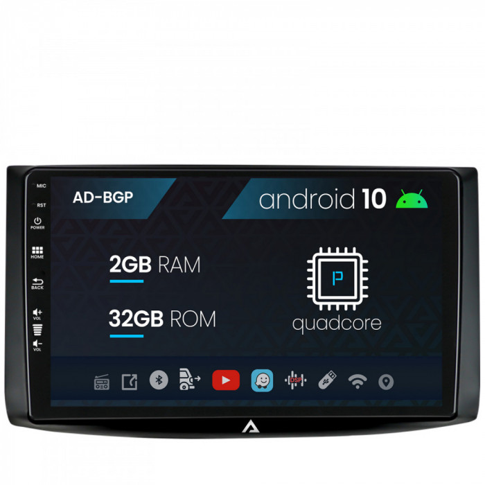 Navigatie Chevrolet Aveo (2006-2012), Android 10, P-Quadcore 2GB RAM + 32GB ROM, 9 Inch - AD-BGP9002+AD-BGRKIT245