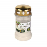 Cumpara ieftin Re&icirc;ncărcare bolsius Angela 36HD alb, 35 h, 148 g, ulei, pachet de 24 bucăți
