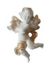 Aplica de perete in forma de Ingeras, Alb, 25 cm, 10367EX