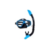 Masca si Tub Inot Copii +12 Ani, Albastru - Set Snorkeling Plaja/Piscina