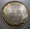 R.184 ROMANIA MIHAI I 25000 LEI 1946 XF/AUNC, Argint
