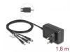 Incarcator priza la DC 3.5x1.35mm + DC 5.5x2.1mm + DC 5.5x2.5mm 12V/3A/36W, Delock 41467