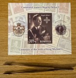 Centenarul nasterii Regelui Mihai I, colita nedantelata 2021 LP 2343a