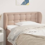 Gossi tablie pat cu aripioare cappuccino 93x23x78/88 cm piele eco