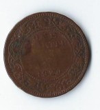Moneda one quarter anna 1920 - India