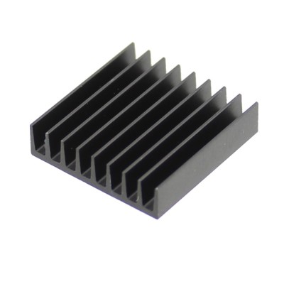 Radiator extrudat, aluminiu, 19mm x 19mm, neagra, FISCHER ELEKTRONIK, ICKSMDB19SA, T136900 foto