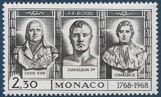 C2427 - Monaco 1968 - Sculptura (1/5) neuzat,perfecta stare