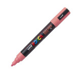Marker UNI PC-5M Posca, 1.8-2.5 mm,varf mediu,roz corai