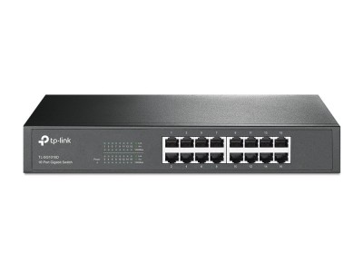 Switch 16 porturi RJ45 Gigabit, Unmanaged, 1U - TP-Link TL-SG1016D foto