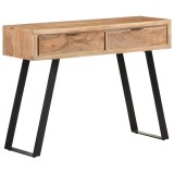 Cumpara ieftin Masa consola, 100x35x76 cm, lemn masiv acacia, margini vii